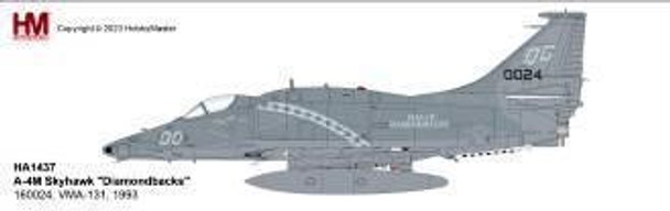 HA1437 | Hobby Master Military 1:72 | A-4M Skyhawk Diamondbacks 160024, VMA-131, US Marines, 1993 | is due: July 2024