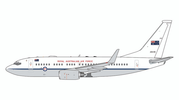 GMRAA133 | Gemini Jets 1:400 1:400 | Boeing 737-700W RAAF BBJ A36-001