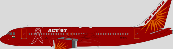 IF320AI1123 | InFlight200 1:200 | Airbus A320 AIR India VT-EPK NEW GEAR SPECIAL SCHEME NEW GEAR | is due: April 2024