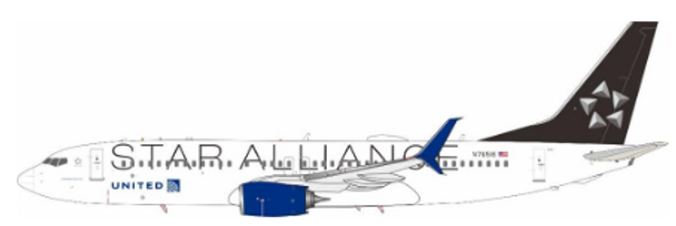 JF-737-8-044 | JFox Models 1:200 | Boeing 737-824 (WL) Star Alliance – United Airlines N76516 | is due: April 2024