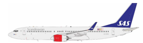 JF-737-8-045 | JFox Models 1:200 | Boeing 737-783 SAS Scandinavian Airlines LN-RRN | is due: April 2024