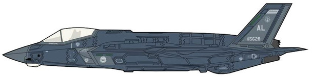 HA4441 | Hobby Master Military 1:72 | F-35A Lightning II 20-5628, 100th FS, Alabama ANG, Dec 2023 | is due: September 2024