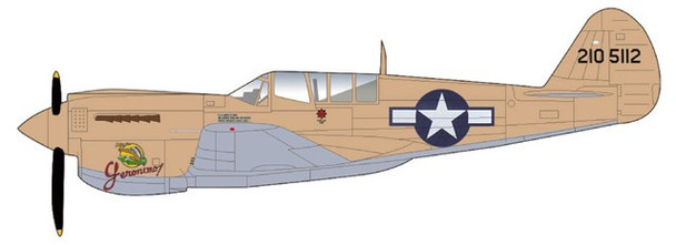 HA5511 | Hobby Master Military 1:72 | P-40N Warhawk Geronimo Lt. Bruce Campbell, 45th FS, Dec., 1943 | is due: September 2024