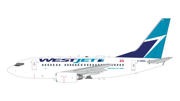 G2WJA1295 | Gemini200 1:200 | Boeing 737-600 WESTJET AIRLINES C-GWSL | is due: April 2024