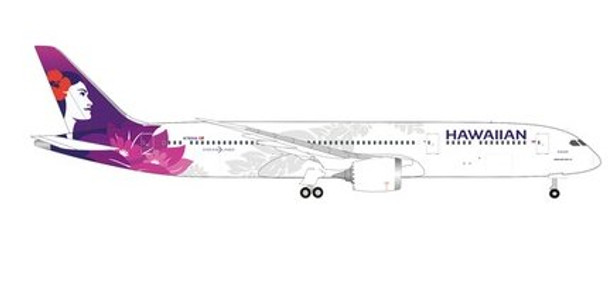 537612 | Herpa Wings 1:500 | Boeing 787-9 Dreamliner Hawaiian Airlines N780HA Kapuahi | is due: May 2024