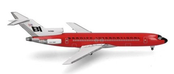 537551 | Herpa Wings 1:500 | Boeing 727-200 Braniff International Solid Red – N401BN | is due: May 2024