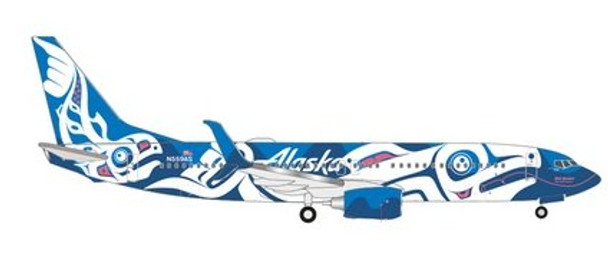 537643 | Herpa Wings 1:500 | Boeing 737-800 Alaska Airlines Xáat Kwáani (Salmon People) – N559AS | is due: May 2024