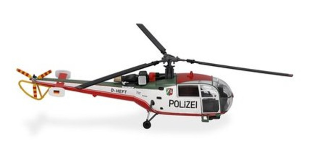 580762 | Herpa Wings 1:72 | Polizeifliegerstaffel Nordrhein-Westfalen Sud Aviation SA 319 Alouette III – D-HEFT | is due: May 2024