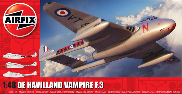 A06107 | Airfix 1:48 | Airfix kit - DeHavilland Vampire F.3 1:48 scale