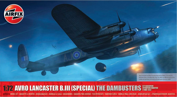 A09007A | Airfix 1:72 | Airfix kit - Avro Lancaster B.III (Special) 'The Dambusters' 1:72 scale