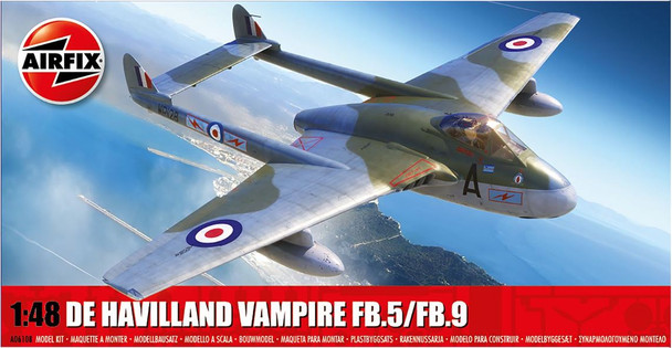 A06108 | Airfix 1:48 | Airfix kit - DeHavilland Vampire FB.5/FB.9 1:48 scale