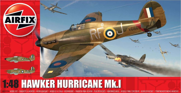 A05127A | Airfix 1:48 |  Airfix kit - Hawker Hurricane Mk.I 1:48 scale