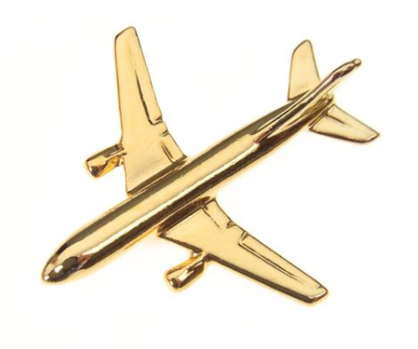 CL048 | Clivedon Collection Pin Badges | AIRBUS A300 22ct Gold plated pin badge