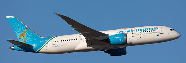 AV4243 | Aviation 400 1:400 | Boeing 787-8 Dreamliner Air Tanzania 5H-TCG detachable gear | is due: May 2024