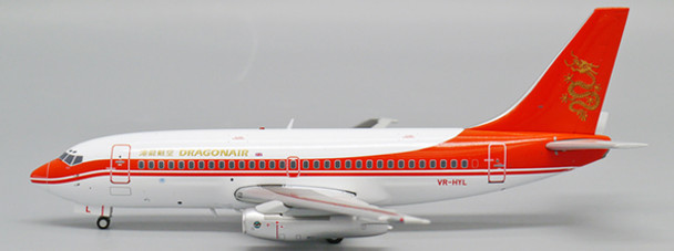 EW2732005 | JC Wings 1:200 | Boeing 737-200 Dragonair Reg: VR-HYL With Stand | is due: May 2024