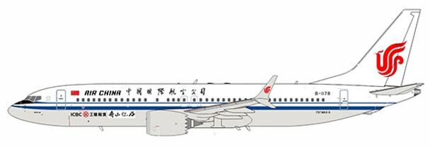 NG92003 | NG Models 1:200 | Boeing 737 MAX 8 Air China B-1178(舟山你好) | is due May 2024
