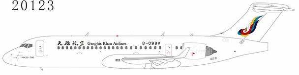 NG20123 | NG Models 1:200 | ARJ21-700 Genghis Khan Airlines B-099V 测试号 | is due May 2024