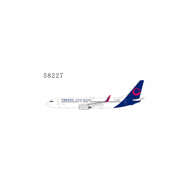 NG58227 | NG Models 1:400 | Boeing 737-800/w China United Airlines B-209M | is due May 2024