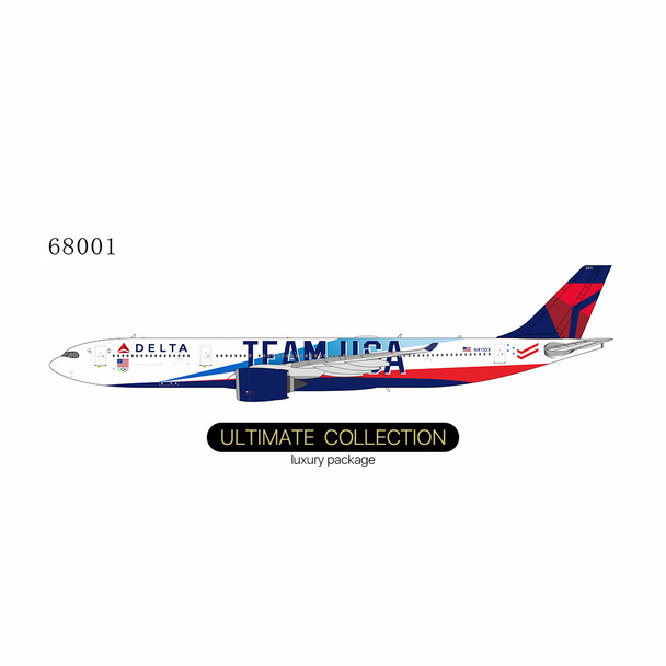 NG68001 | NG Models 1:400 | Airbus A330-900 Delta Air Lines N411DX Team USA | is due May 2024