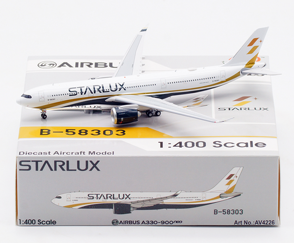 AV4226 | Aviation 400 1:400 | Airbus A330-941 STARLUX Airlines B-58303 | is due July 2024