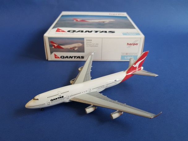500609 | Herpa Wings 1:500 | Boeing 747-400 Qantas