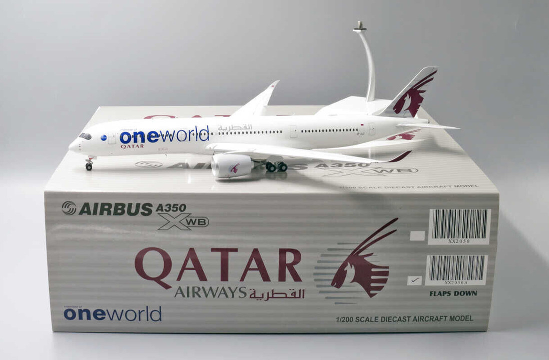 Jcwings製 1/200 カタール航空 A350-900 A350-900 1:200 Diecast Model - JC Wings JC-JC2QTR050A - $118.95