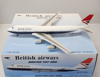 100-747-BA-NEGUS | Lupa 1:200 | Boeing 747-400 British Airways G 