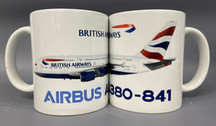 MU-BA380 | Gifts Mugs | Coffee Mug - Airbus A380 British Airways