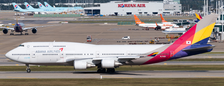 XX40221 | JC Wings 1:400 | Boeing 747-400 Asiana Airlines Last Flight Reg: HL7428 | is due: May 2024