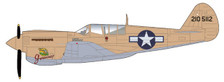 HA5511 | Hobby Master Military 1:72 | P-40N Warhawk Geronimo Lt. Bruce Campbell, 45th FS, Dec., 1943 | is due: September 2024