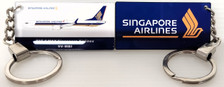 AKR013 | Key Rings | Acrylic Keyring - Singapore Airlines Boeing 737-8max 9V-MBI