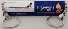 AKR015 | Key Rings | Acrylic Keyring - Singapore Airlines Boeing 757-212 9V-SGM