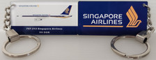 AKR016 | Key Rings | Acrylic Keyring - Singapore Airlines Boeing 757-212 9V-SGN