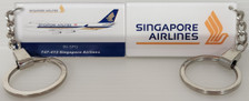 AKR019 | Key Rings | Acrylic Keyring - Singapore Airlines Boeing 747-412 9V-SPQ ** LAST ONE **