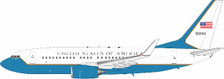JF-737-7-003 | JFox Models 1:200 | Boeing 737-7CP C-40C-BBJ United Status Air Force 2014 09-0540 | is due: May 2024