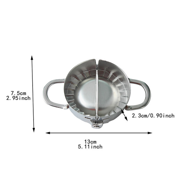 Wulekue Stainless Steel Dumpling Maker Ravioli Dough