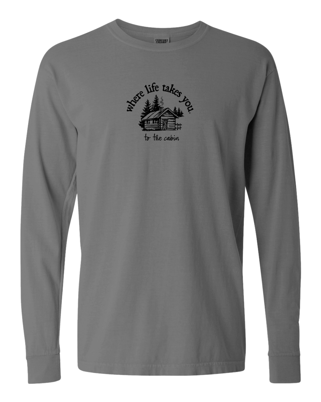 ◆THE COLDEST MOMENT◆ TCM hooking club long sleeve grey 240 Unisex SS T-shirt Minnesota Destination