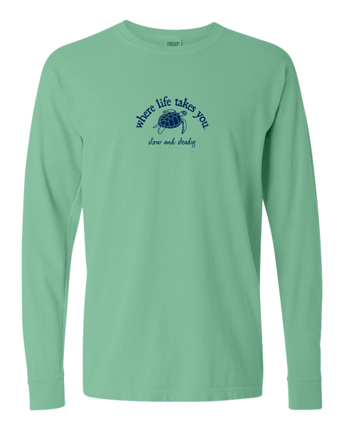 Turtle Slow and Steady Unisex Long Sleeve