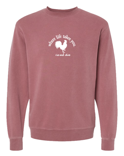 Rooster Rise and Shine Crewneck Sweatshirt