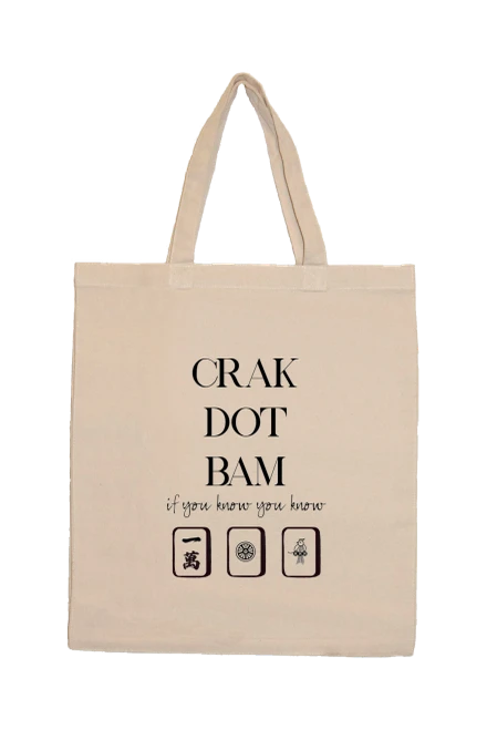 Crak Dot Bam Mahjong Tote Bag