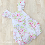 Ruffle Romper Pink - Size 2