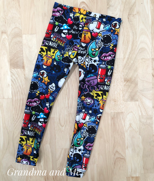 Size 3 Graffiti Leggings