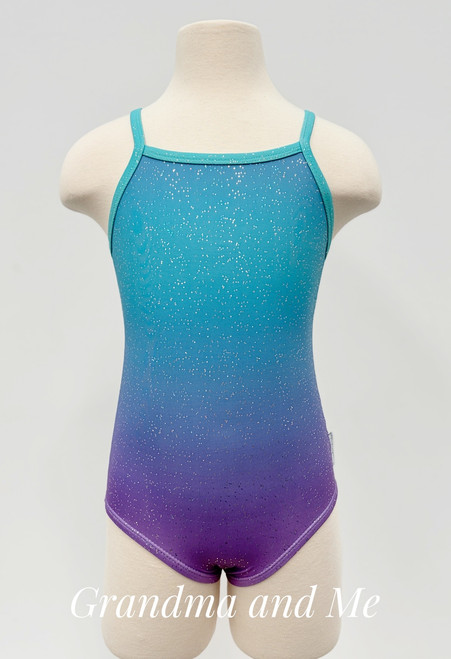Purple/Blue Glitter Ombre size 6