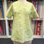 Green Print Scrub Top size 2/M