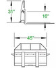 IronCraft Standard Duty Pallet Forks & Frame 48 inch