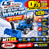 LS Tractor MT125 - 24.7HP -4x4- Yanmar Diesel - w/ 50" Snowblower, Front Loader, & Versa Turf Tires