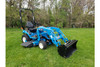 LS Tractor MT125 - 24.7HP -4x4- Yanmar Diesel - w/ Front Loader & Versa Turf Tires & 60'' Mid Mount Mower