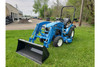 LS Tractor MT225S - 24.7HP Yanmar Diesel -4x4- w/ Front Loader & Versa Turf Tires & 60'' Mid Mount Mower