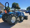 Side view of LS MT352 Hydro 52HP diesel engine and tractor body.