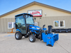 LS Tractor MT125 w/Loader, Heated Cab and Snowblower